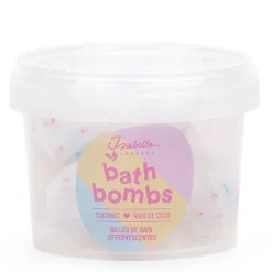 Isabelle Laurier Soins Pour Enfants>5 Billes De Bain Effervescentes Blanc Avec Paillettes Arc-En-Ciel