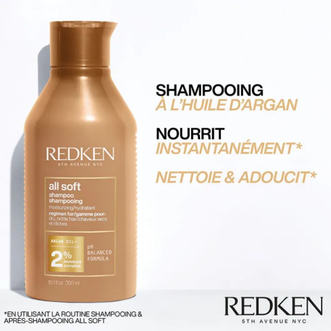 Redken Cheveux Secs / Abîmés / Cassants|Shampooing>All Soft