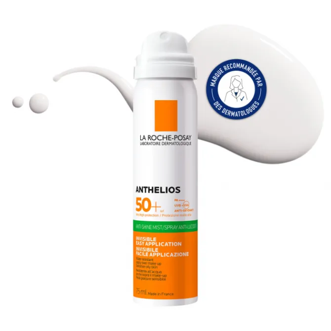 La Roche Posay Soins Solaires|Protection Solaire Visage>Anthelios Brume Anti-Brillance SPF50ml