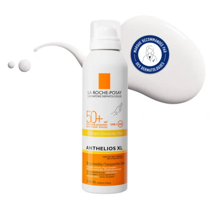 La Roche Posay Soins Solaires|Protection Solaire Corps>Anthelios Brume Invisible SPF50+