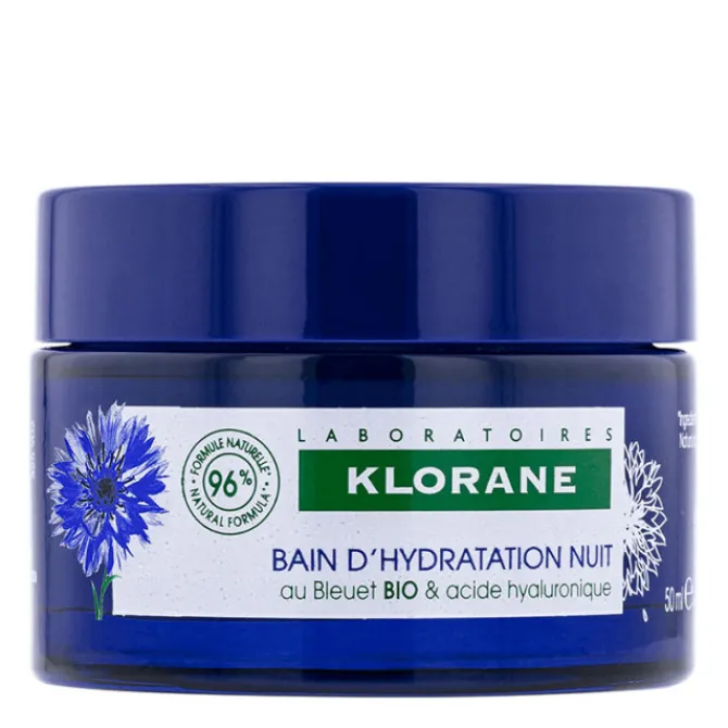 Klorane Crème De Nuit|Crème De Nuit>Bain d’Hydratation Nuit au Bleuet BIO