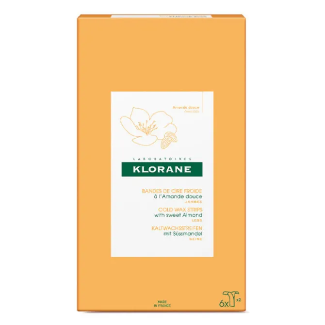 Klorane Rasage & Épilation|Rasage & Épilation>Bandes de Cire Froide à l'Amande Douce