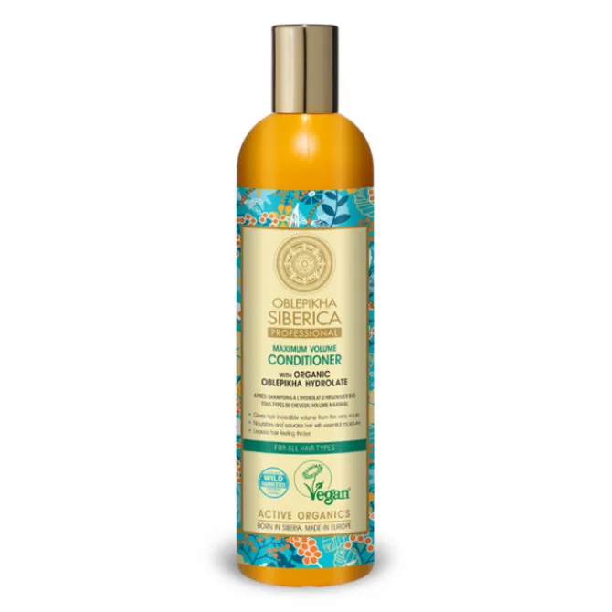 Natura Siberica Cheveux Normaux / Tous Types|Après-Shampooing>Baume Volumateur à l'Argousier