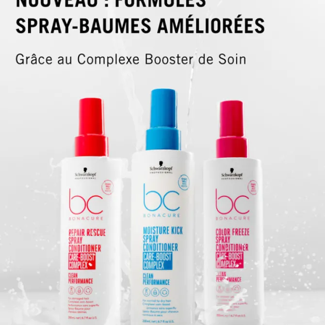 Schwarzkopf Cheveux Secs / Abîmés / Cassants|Soins Sans Rinçage>BC Clean Repair Rescue Spray-Baume