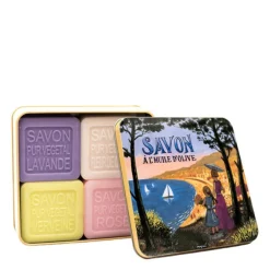 La Savonnerie de Nyons Savon Solide|Bain & Douche>Boite Métal "Cote d'Azur" & Savons