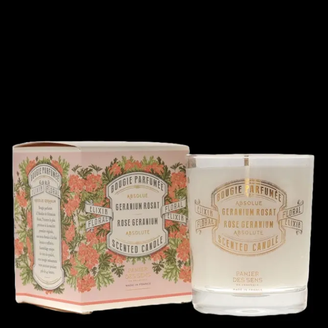 Panier des Sens Parfums D'Intérieur>Bougie Parfumée Géranium Rosat