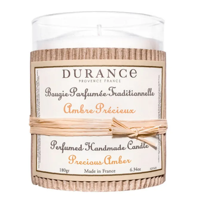 DURANCE Parfums D'Intérieur>Bougie Parfumée Traditionnelle Ambre Précieux