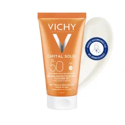 Vichy Soins Solaires|Protection Solaire Visage>Capital Soleil Emulsion Toucher Sec SPF50