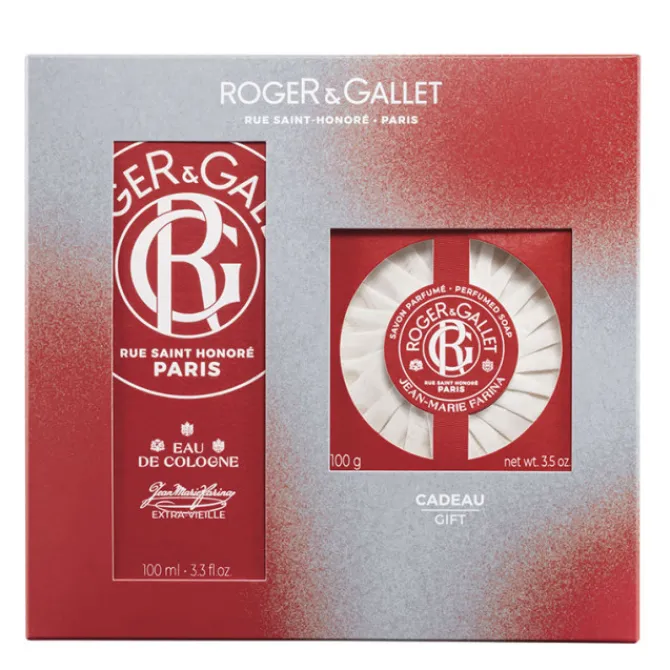 Roger et Gallet Coffrets|Soins Hommes>Coffret Fête des Pères Jean Marie Farina