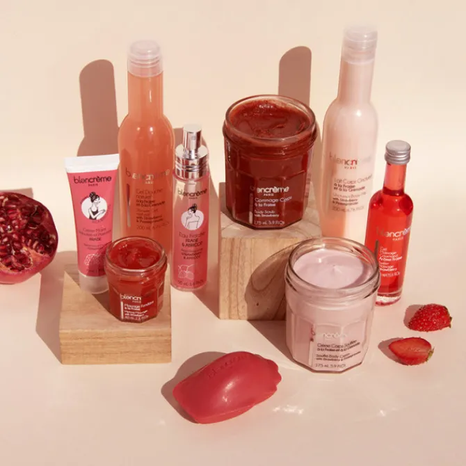 BLANCREME Soin Hydratant|Gommage>Crème Corps Fondante Fraise & grenade