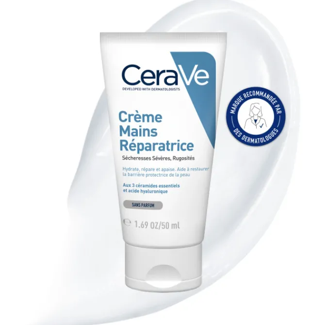 CeraVe Soins Des Mains & Pieds|Soin Des Mains & Pieds>Crème Mains Réparatrice