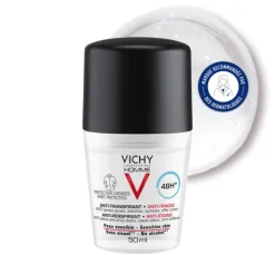 Vichy Déodorants|Soins Hommes>Déodorant Anti-Transpirant 48H - Anti-Traces