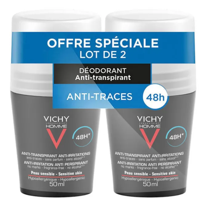 Vichy Déodorants|Soins Hommes>Déodorant Bille 48H Anti-Irritation Homme