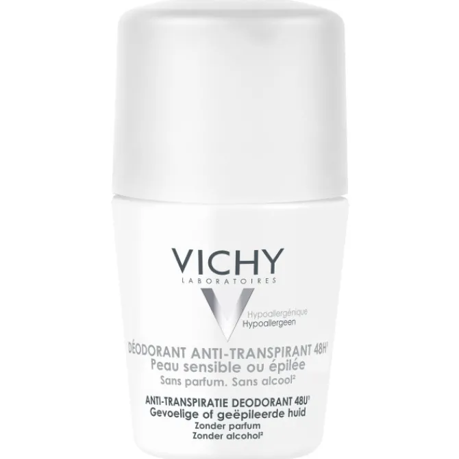 Vichy Déodorants|Déodorant>Déodorant Roll-On Anti-Transpirant 48h