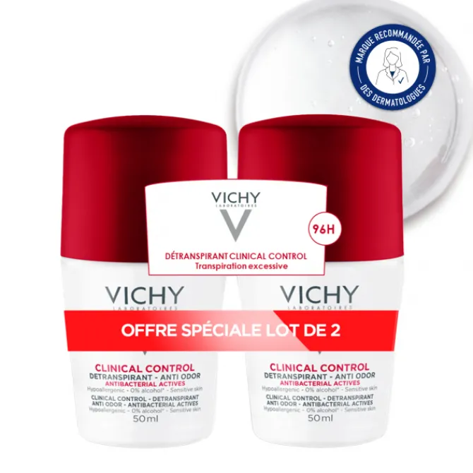 Vichy Déodorants|Déodorant>Détranspirant anti-odeur 96h