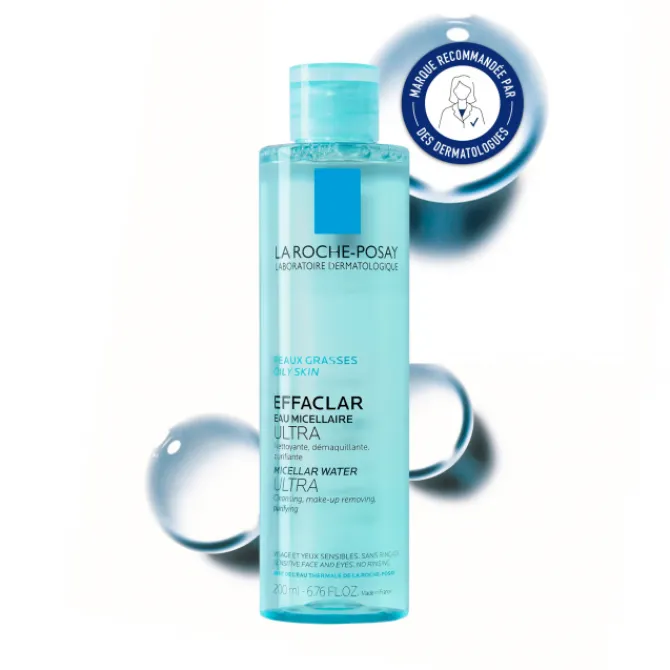 La Roche Posay Démaquillants & Nettoyants|Démaquillant & Nettoyant>Effaclar Eau Micellaire Ultra