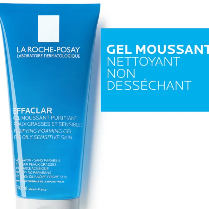 La Roche Posay Démaquillants & Nettoyants|Démaquillant & Nettoyant>Effaclar Gel Moussant Purifiant