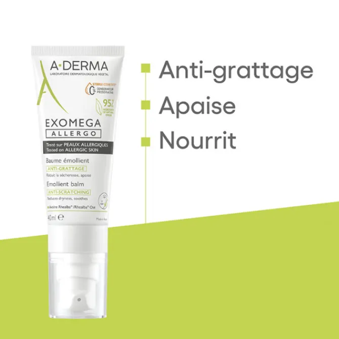 A-derma Soins Hydratants|Exomega Allergo - Baume
