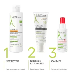 A-derma Soins Hydratants|Exomega Allergo - Baume