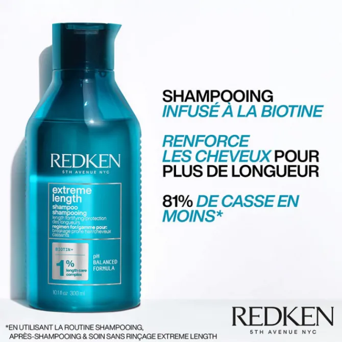 Redken Cheveux Secs / Abîmés / Cassants|Shampooing>Extreme Length