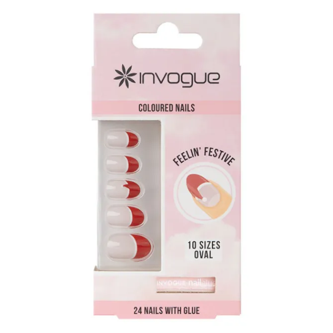 Invogue Accessoires|Faux Ongles>Faux-ongles French Ovale