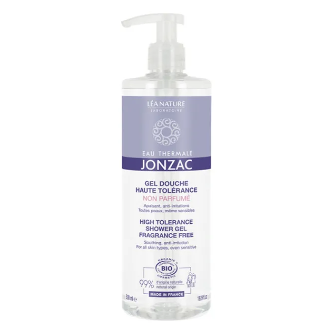 Eau Thermale Jonzac Douche & Bain>Gel Douche Haute Tolérance Non Parfumé