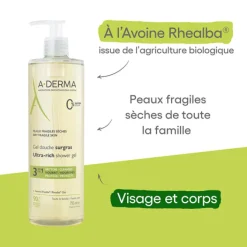 A-derma Douche & Bain|Démaquillants & Nettoyants><noscript><img width=