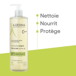 A-derma Douche & Bain|Démaquillants & Nettoyants><noscript><img width=