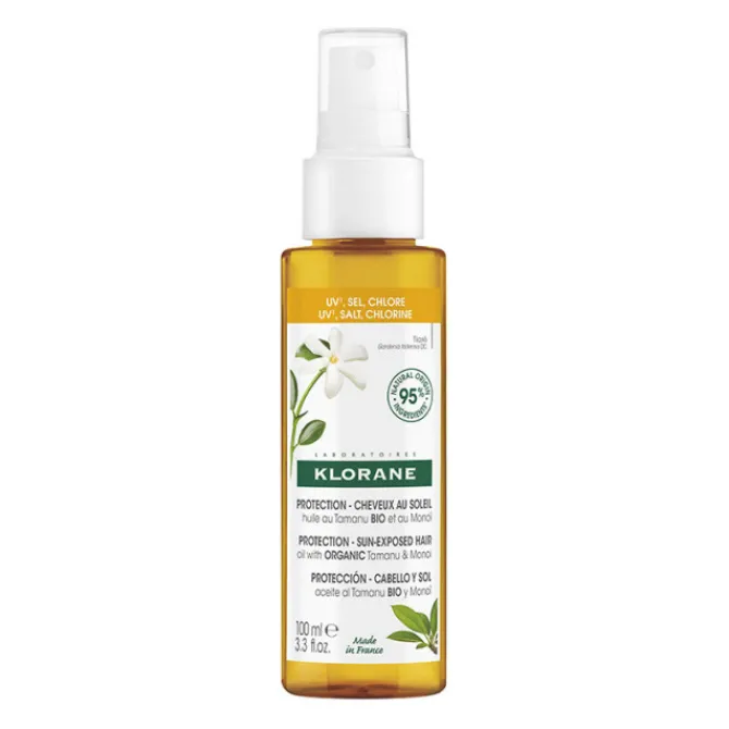 Klorane Soins Capillaires|Soins Solaires>Huile Protectrice Cheveux Tamanu Bio et Monoï
