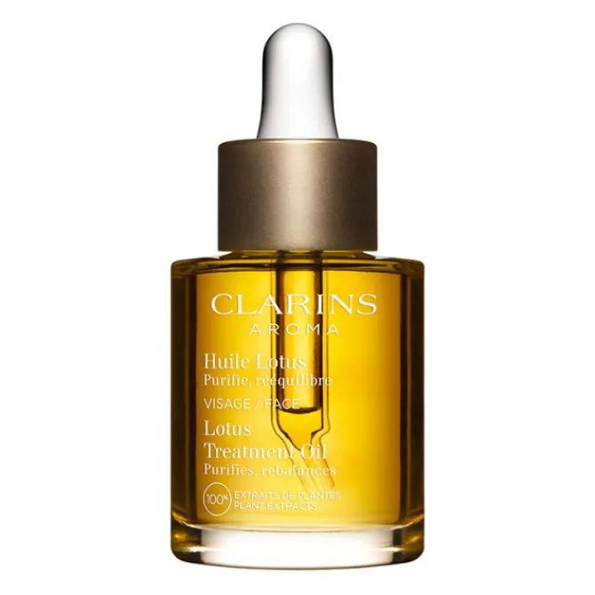 Clarins Sérum>Huile Visage Lotus