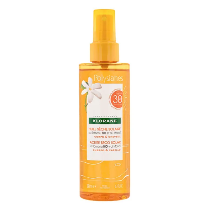 Klorane Soins Solaires|Protection Solaire Corps>HuileSècheSolaire SPF30