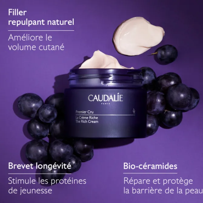 Caudalie Crème De Nuit|Crèmes De Jour>La Crème Riche