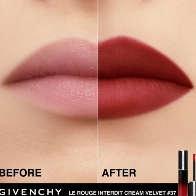 Givenchy Rouge À Lèvres Liquide|Rouge À Lèvres>Le Rouge Interdit Cream Velvet