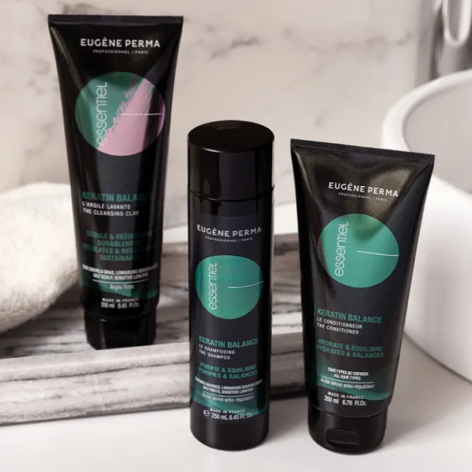 Eugene Perma Professionnel Cheveux Gras|Shampooing>Le Shampooing Keratin Balance