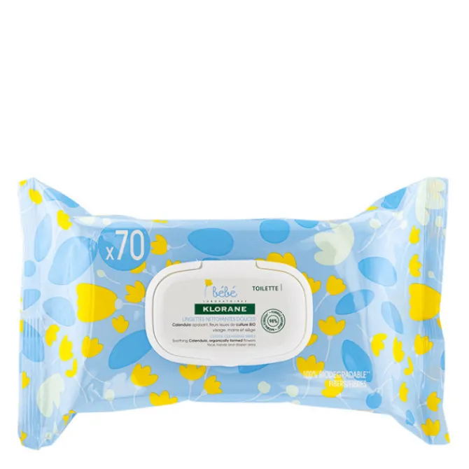 Enfant Klorane Enfance & Maternité|Soins Pour Enfants|Lingettes Nettoyantes Douces