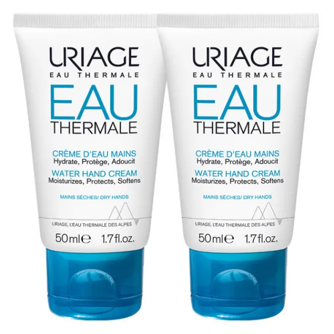 Uriage Soins Des Mains & Pieds|Soin Des Mains & Pieds>Lot de 2 Crèmes d'Eau Mains