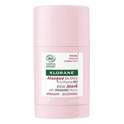 Klorane Gommages & Masques>Masque en stick apaisant à la Pivoine BIO
