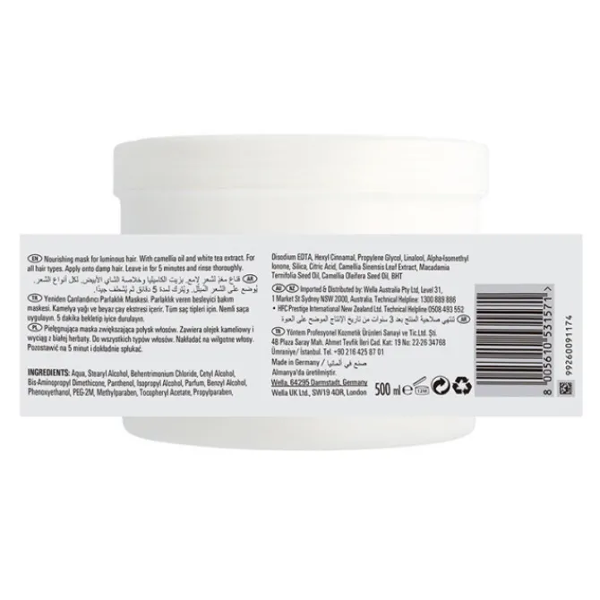 Wella Cheveux Normaux / Tous Types|Masques>Masque Révélateur de Lumière