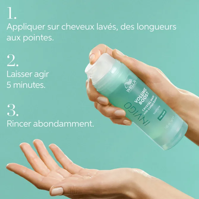 Wella Cheveux Fins / Sans Volume|Masques>Masque Volumisant Crystal