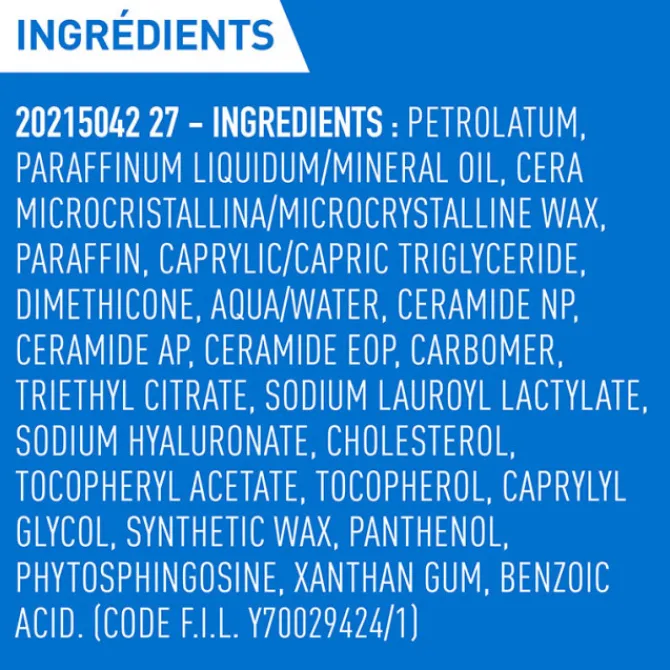 CeraVe Soins Hydratants|Crèmes De Jour|Pommade Réparatrice Intensive Visage et Corps