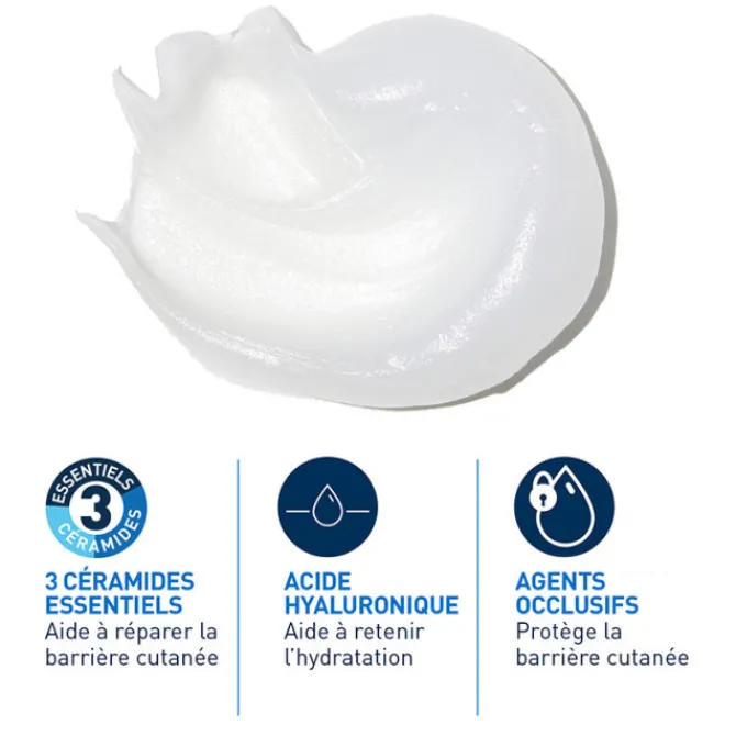 CeraVe Soins Hydratants|Crèmes De Jour|Pommade Réparatrice Intensive Visage et Corps