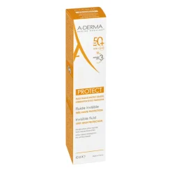 A-derma Soins Solaires|Protection Solaire Visage>Protect Fluide Solaire SPF50+
