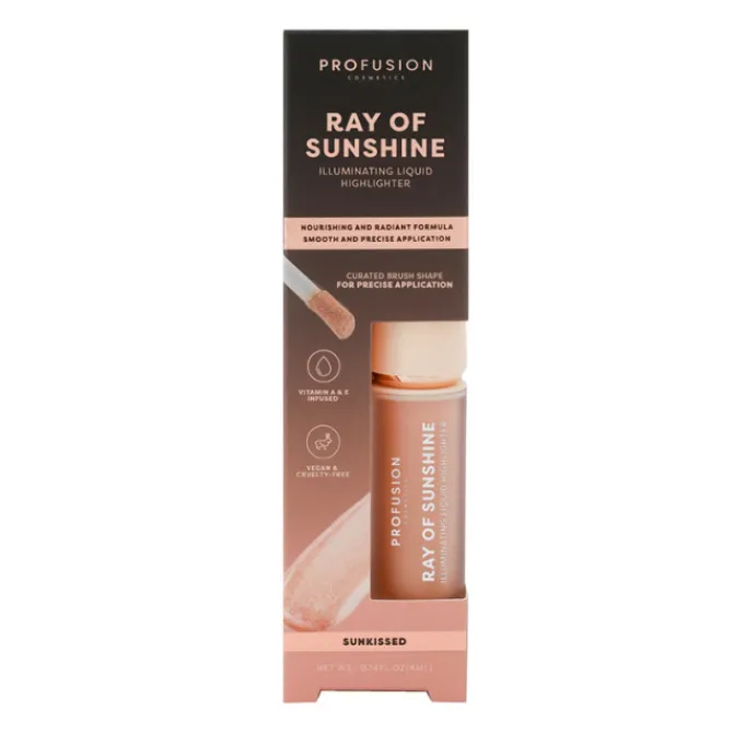 Profusion Cosmetics Enlumineur & Highlight|Ray of Sunshine Liquid Highlighter