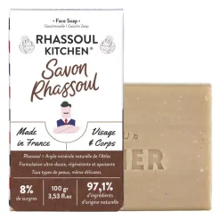 Monsieur Barbier Soin Visage Hommes>Rhassoul Kitchen Savon Equilibrant Naturel