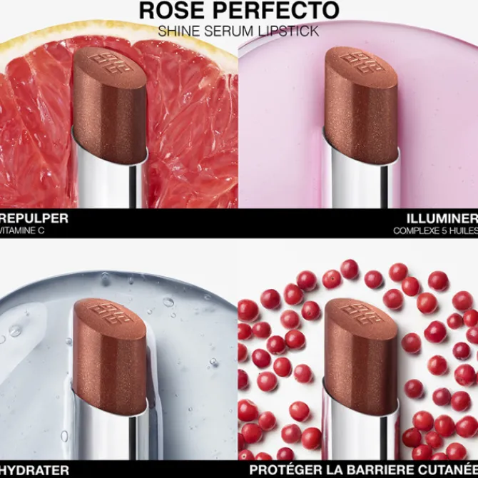 Givenchy Rouge À Lèvres>Rose Perfecto Shine Serum Lipstick