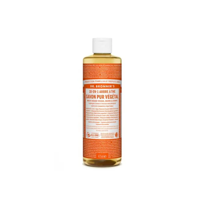 Dr. Bronner's Accessoires|Savon Liquide>Savon Bio Arbre à Thé
