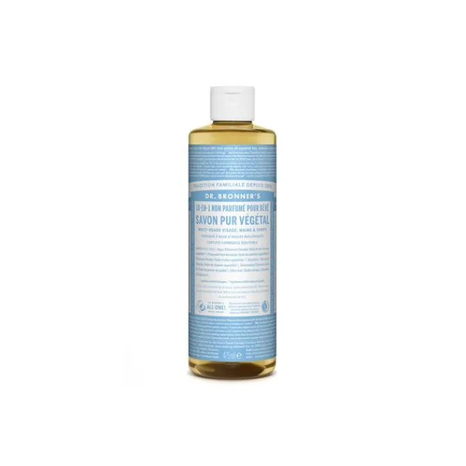 Dr. Bronner's Accessoires|Savon Liquide>Savon Bio Non Parfumé