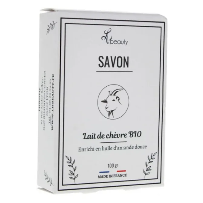 LH BEAUTY Savon Solide|Démaquillant & Nettoyant>Savon Masque au Lait de Chèvre Bio