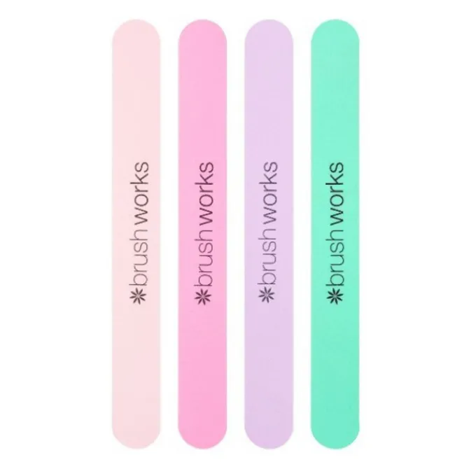 Brushworks Accessoires>Set Limes à Ongles Pastel