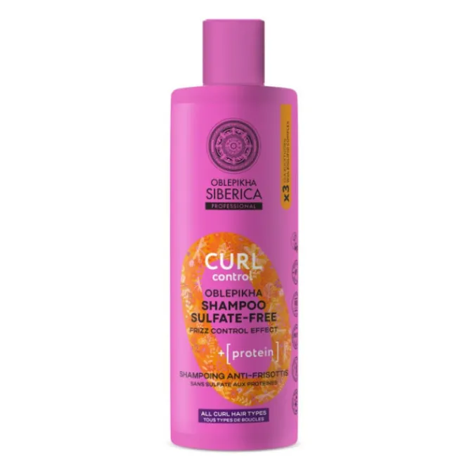 Natura Siberica Cheveux Bouclés / Ondulés / Frisés / Crépus|Shampooing>Shampoing Curl sans sulfate à l'argousier